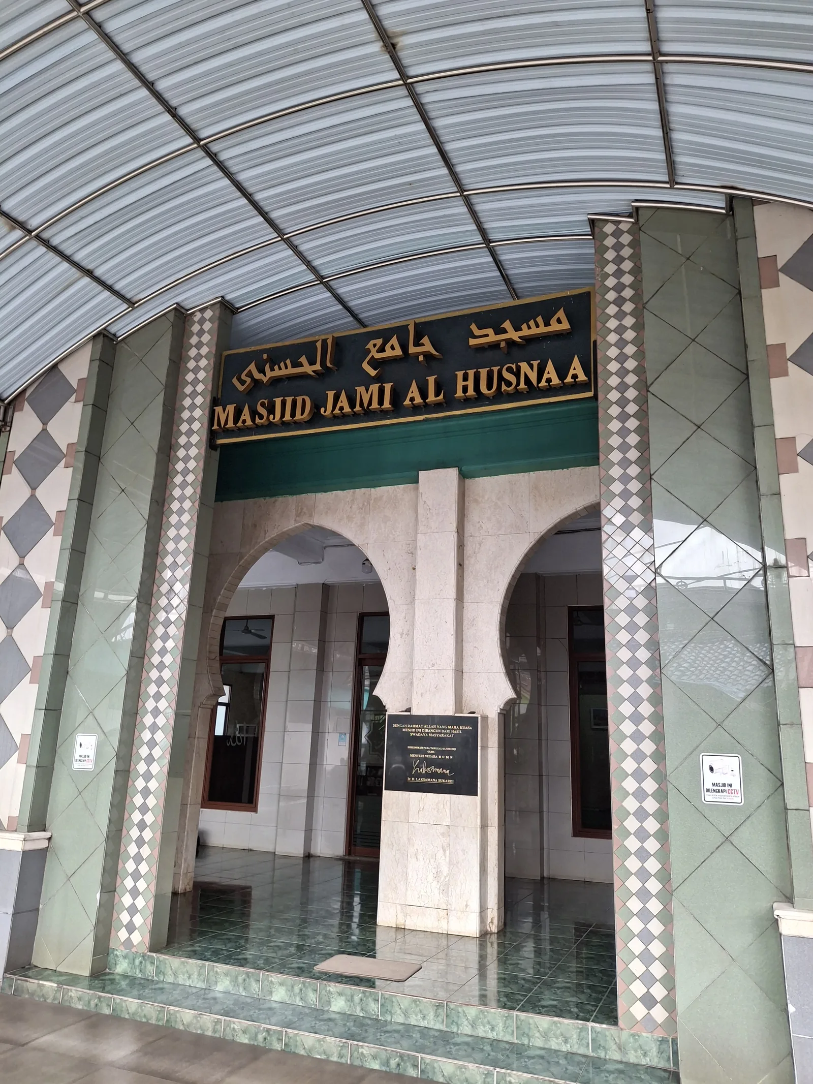Proyek waterproofing Masjid Jami Al Husnaa
