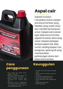 Aspal Cair Anti Bocor