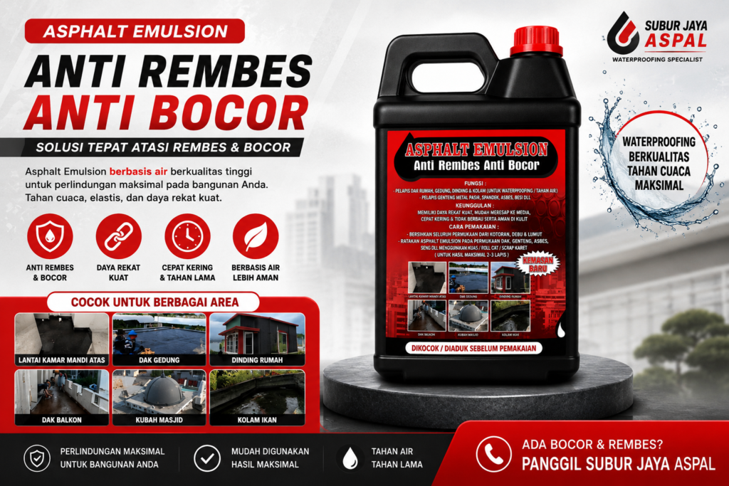 Aspal Cair Bau dan Berbahaya? Jangan Salah, Asphalt Emulsion Berbeda dengan Cutback Asphalt