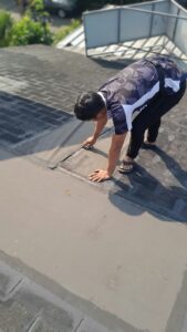 Kondisi atap pada pekerjaan waterproofing di Bondongan