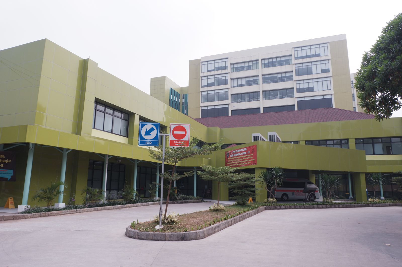 Survei pekerjaan waterproofing RSUD Kota Depok oleh Subur Jaya Aspal